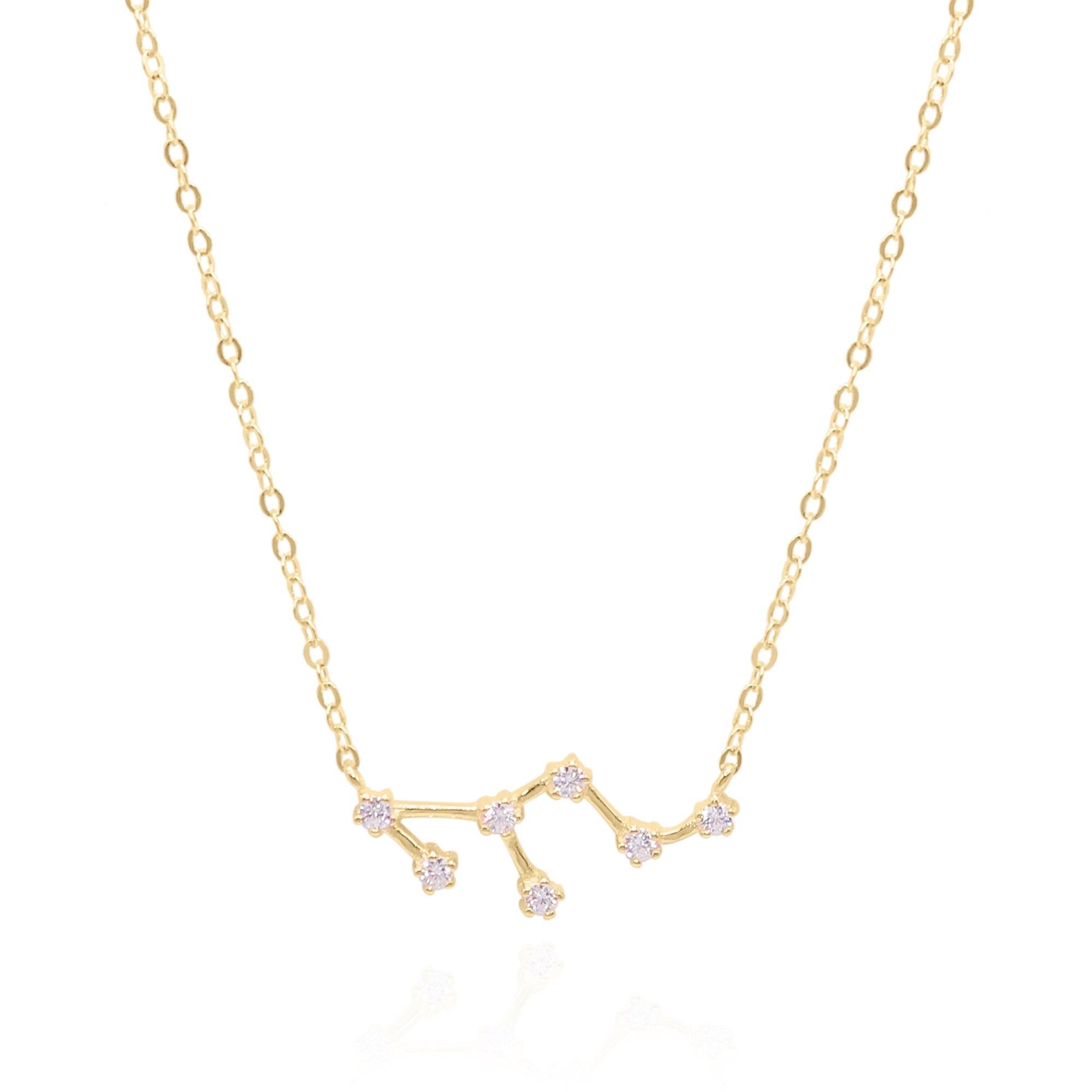 Esphyr Constellation Sternzeichen-Halskette | 18K vergoldet
