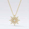 Estella Starburst Necklace | 18k Gold Plated