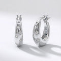 Esti Star Hoop Earrings | Silver