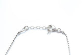 Bracciale decorativo con sfera in ambra e argento