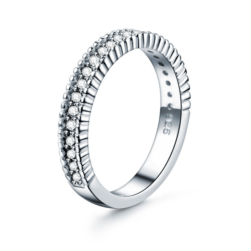 Ring-sett i sterlingsølv (Padme)