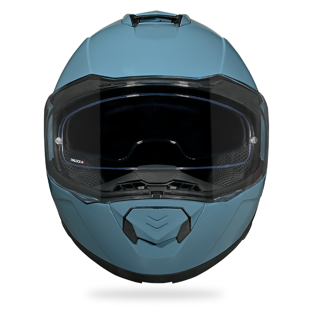 Daytona Glide Modular Motorcycle Helmet - DOT & ECE Approved, Bluetooth Ready, Dual Visor, Men/Women/Youth- Shark Blu