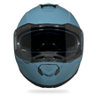 Daytona Glide Modular Motorcycle Helmet - DOT & ECE Approved, Bluetooth Ready, Dual Visor, Men/Women/Youth- Shark Blu