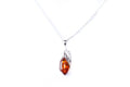Luxe Top Amber & Zilveren Hanger