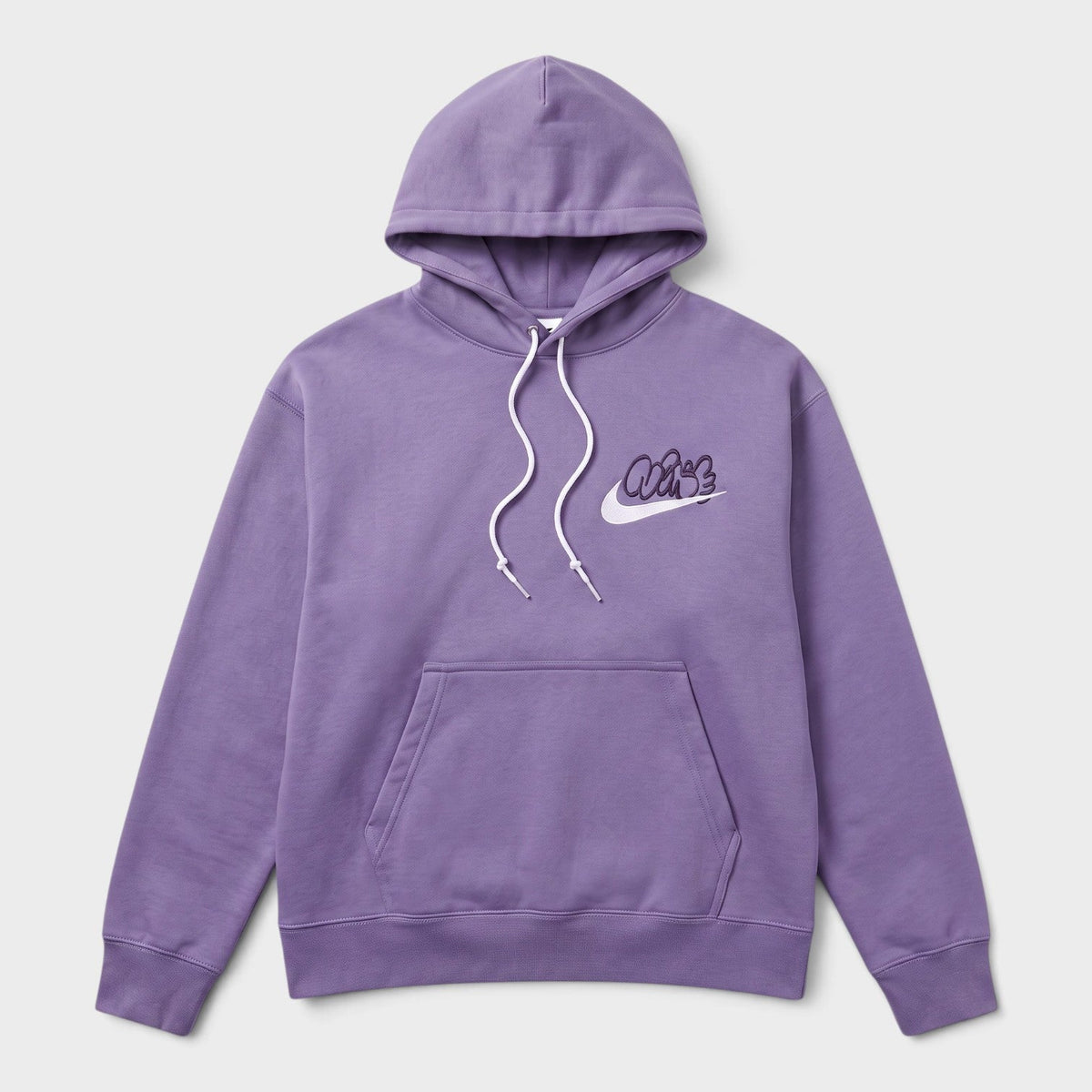 Solo Swoosh Graphic Hoodie Purple