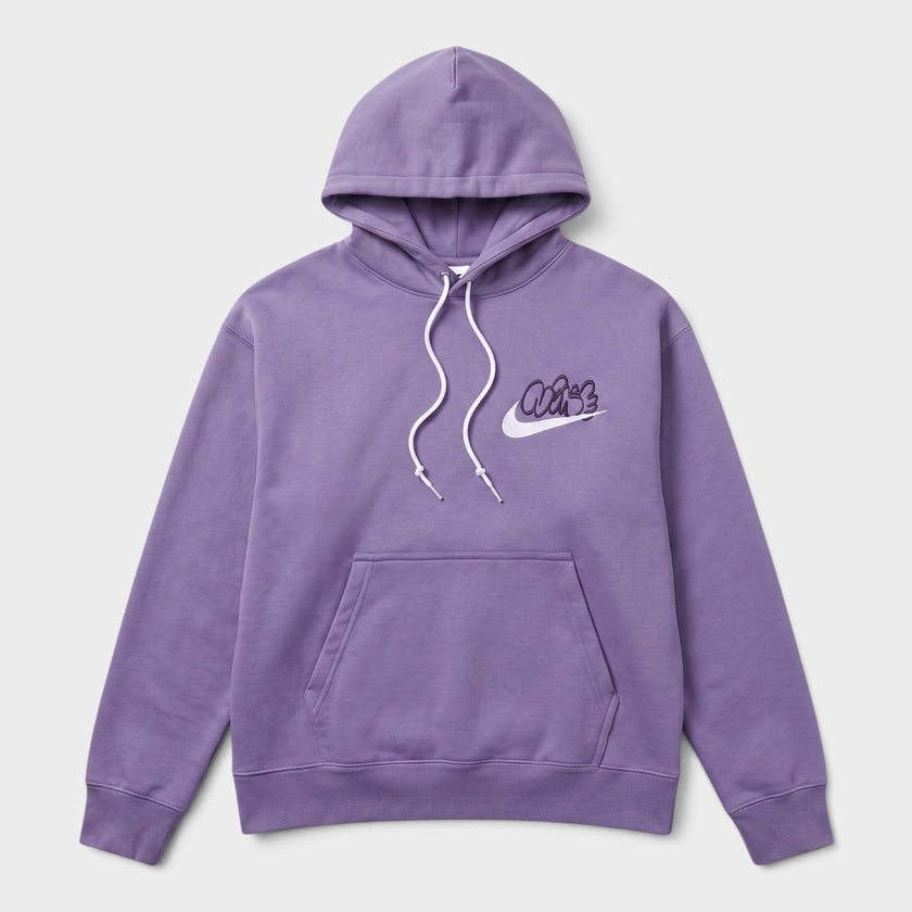 Solo Swoosh Graphic Hoodie Purple