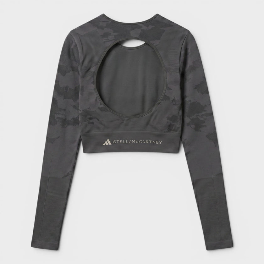 Adidas Truestrength Seamless Long Sleeve Yoga Top Black