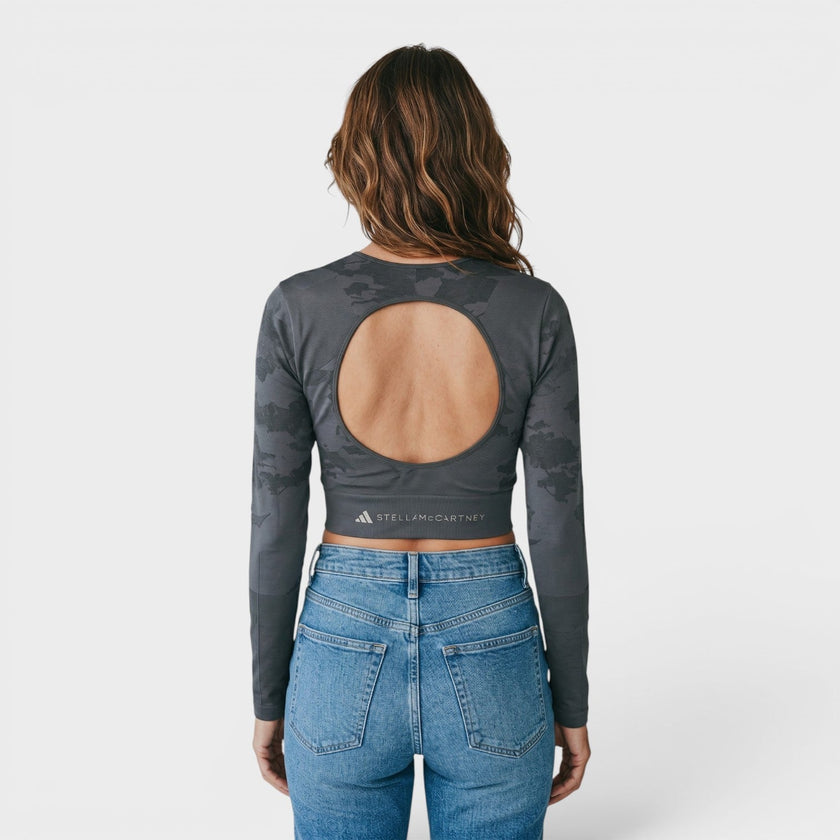 Adidas Truestrength Seamless Long Sleeve Yoga Top Black