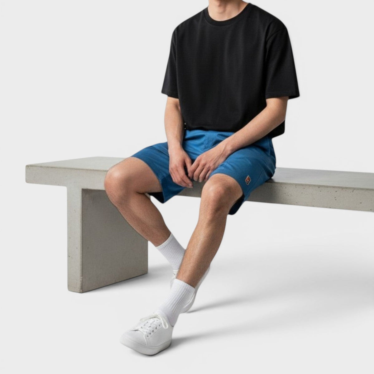 Classic Logo Court Shorts Teal Blue