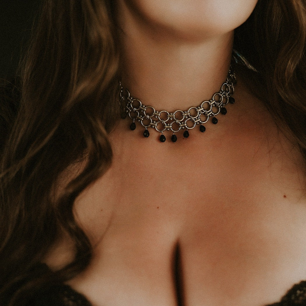 Sanctus O-Ring Traan Druppel Choker