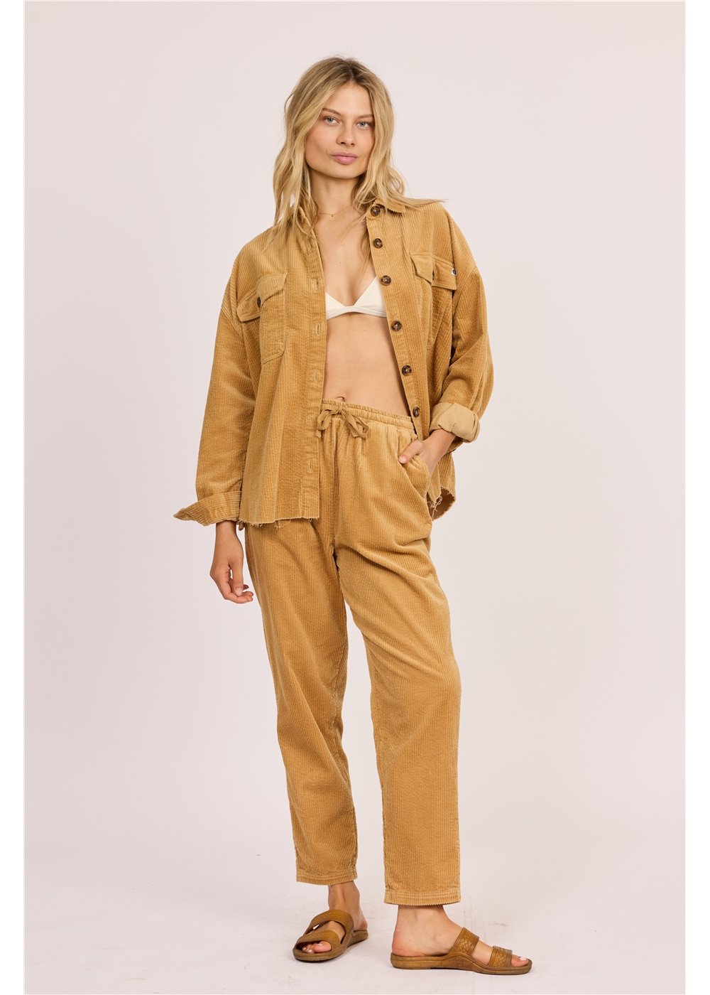 Sisstr After Hours Cord Shacket