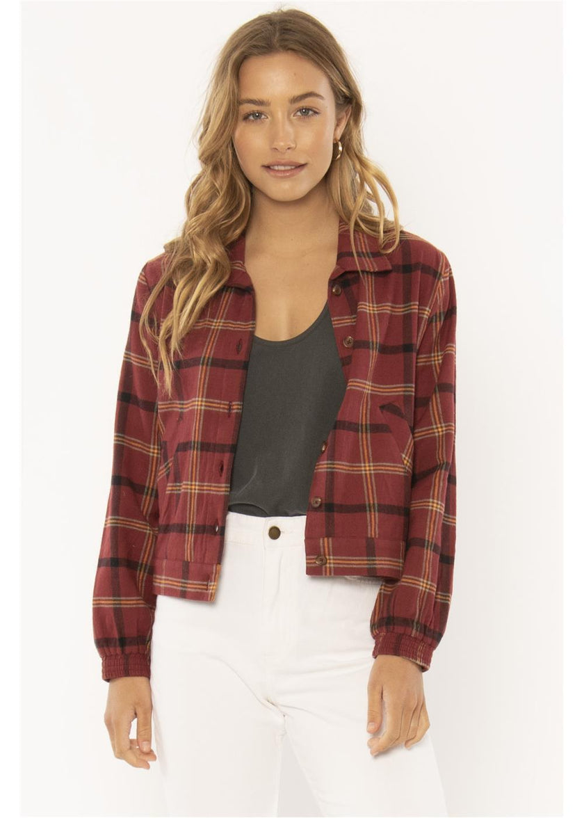 Sisstrevolution Plaid Lovin Jakke