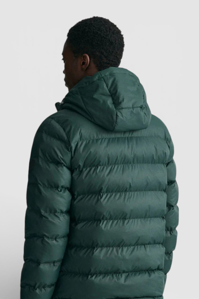 Gant Tartan Green Active Cloud Jacket