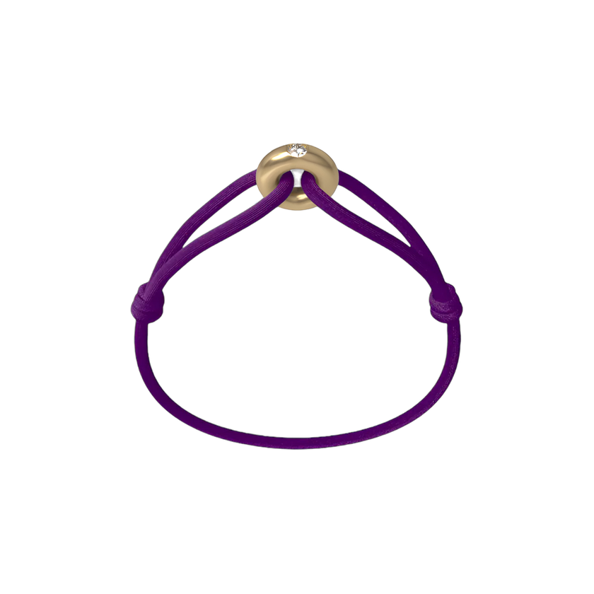 Golden Soho Diamond Cord Bracelet