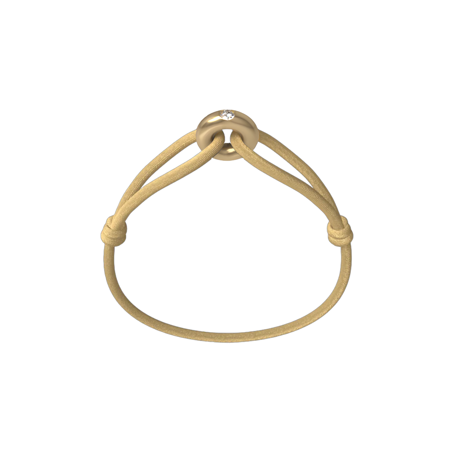 Golden Soho Diamond Cord Bracelet