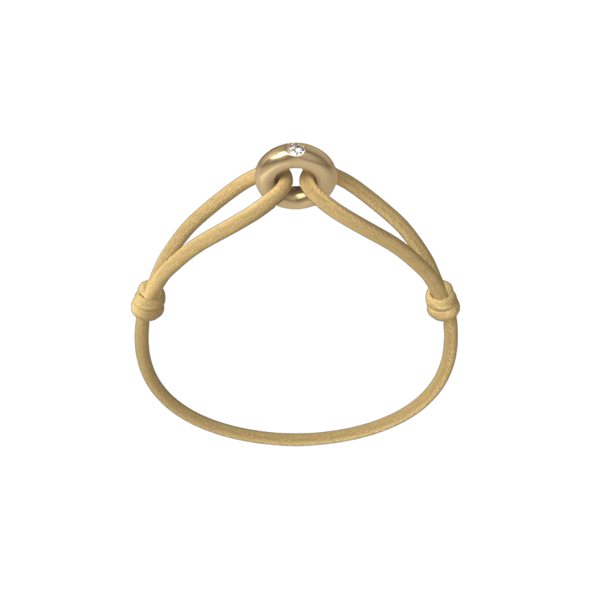 Golden Soho Diamond Cord Bracelet
