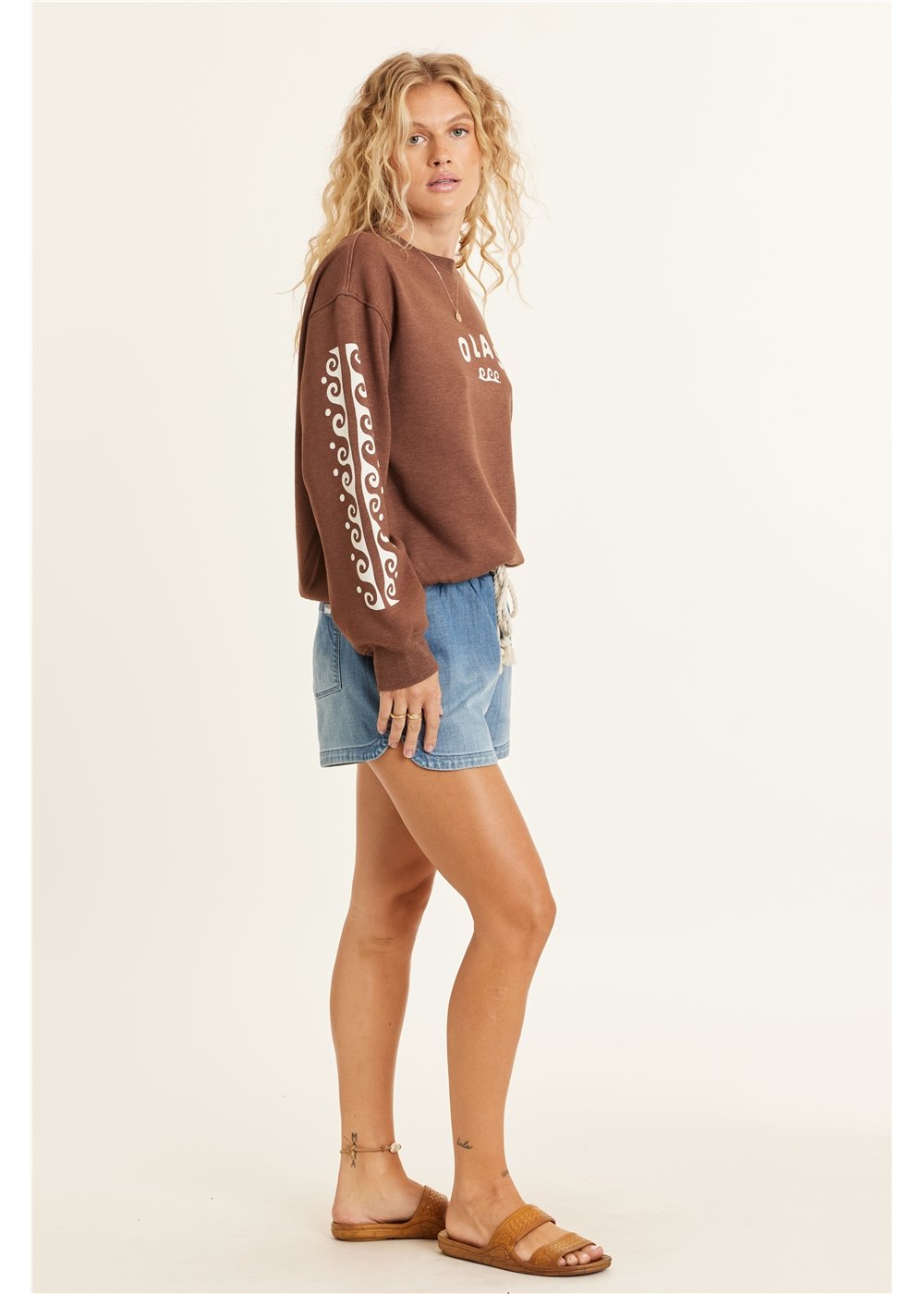Sisstr Lucia Langærmet Fleece-trøje