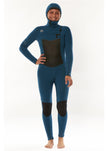 Traje de neopreno con capucha y cremallera en el pecho Sisstr 7 Seas 6/5