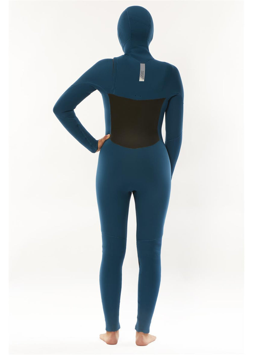 Traje de neopreno con capucha y cremallera en el pecho Sisstr 7 Seas 6/5