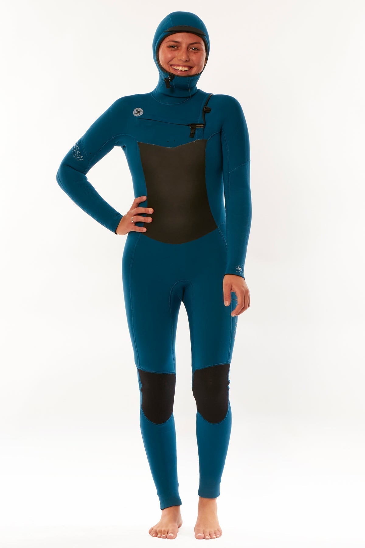 Traje de neopreno con capucha y cremallera en el pecho Sisstr 7 Seas 6/5