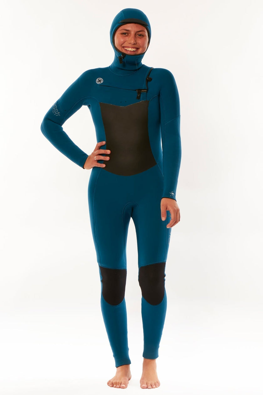 Traje de neopreno con capucha y cremallera en el pecho Sisstr 7 Seas 6/5