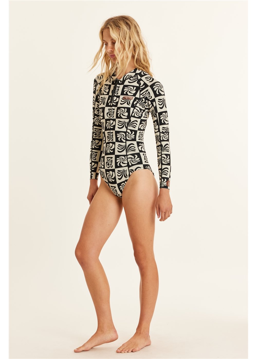 Sisstr Summer Seas 1mm våtdrakt med lange ermer og cheeky-skjæring, BCS