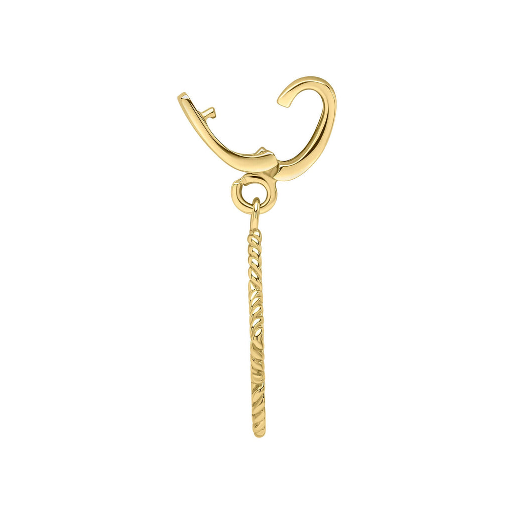 Elements Gold Mother of Pearl Flower Pendant