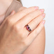 Elements Gold Semi-Precious Cluster Ring
