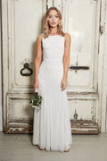 Gracey White Embellished Maxi Dress