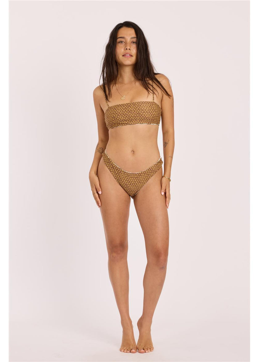 Sisstr Floral Folks vendbar bandeau-topp