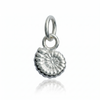 Ammonitfossil berlock i silver