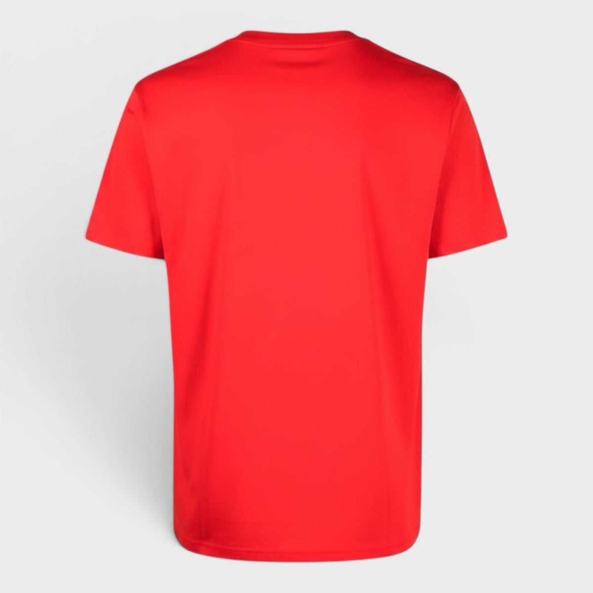 Oversized T-Shirt Refracted Embroidery Red Black