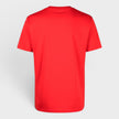 Oversized T-Shirt Refracted Embroidery Red Black