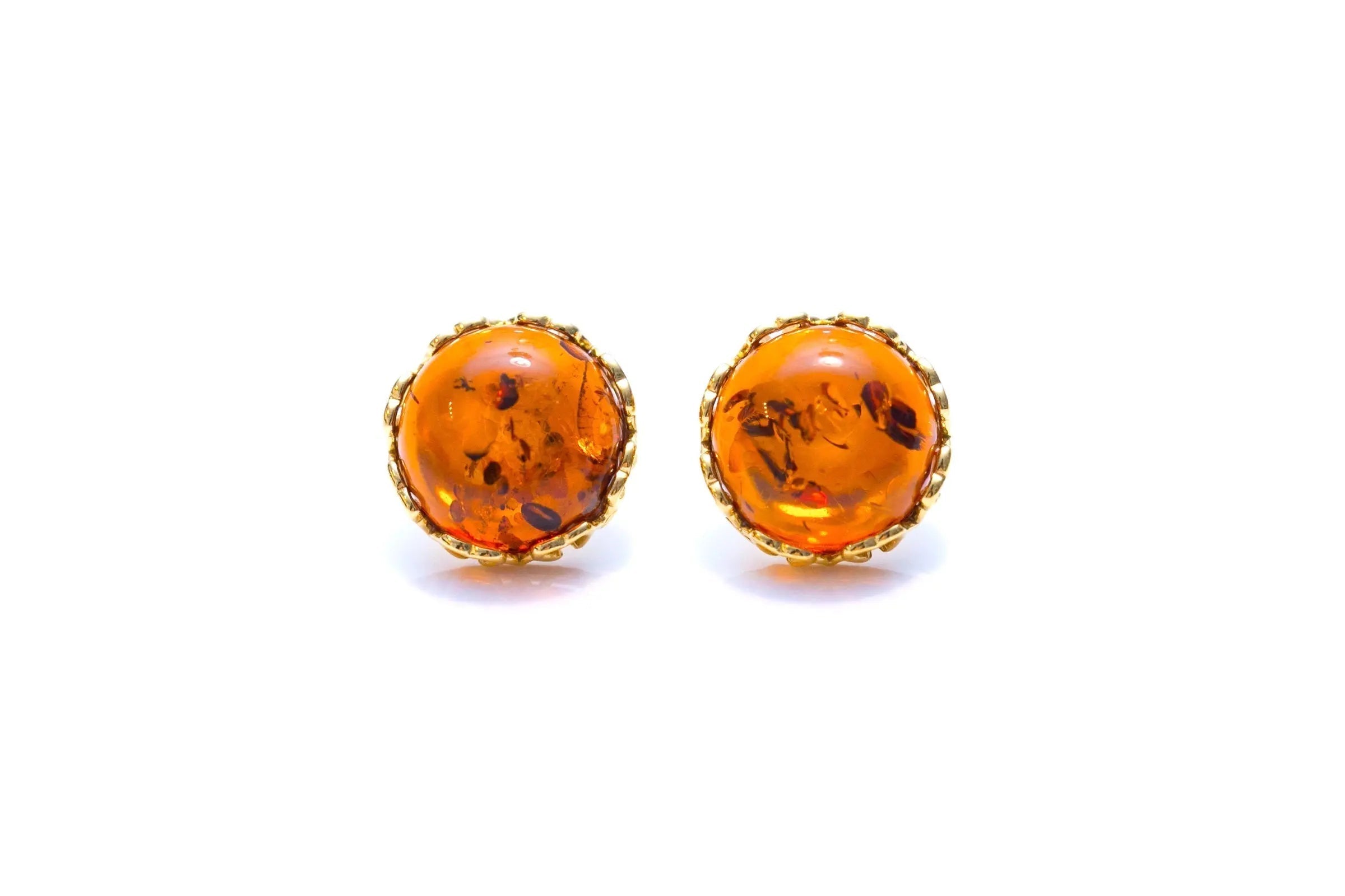 Gouden Oorbellen met Hartjesframe