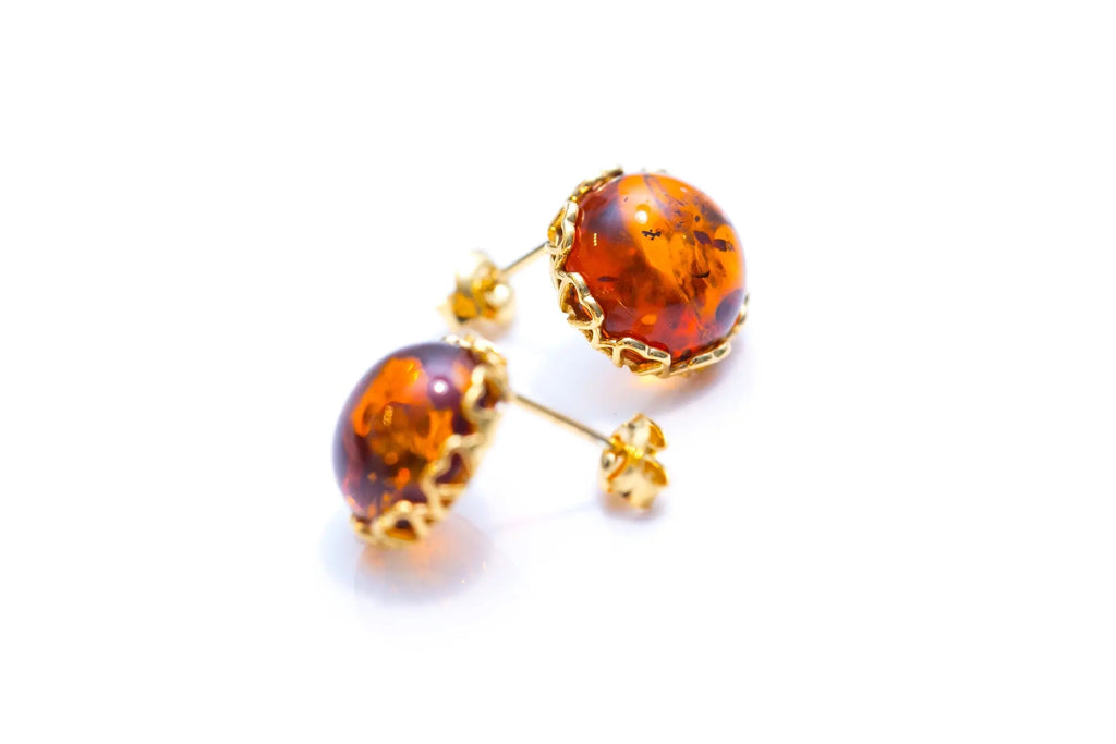 Gouden Oorbellen met Hartjesframe