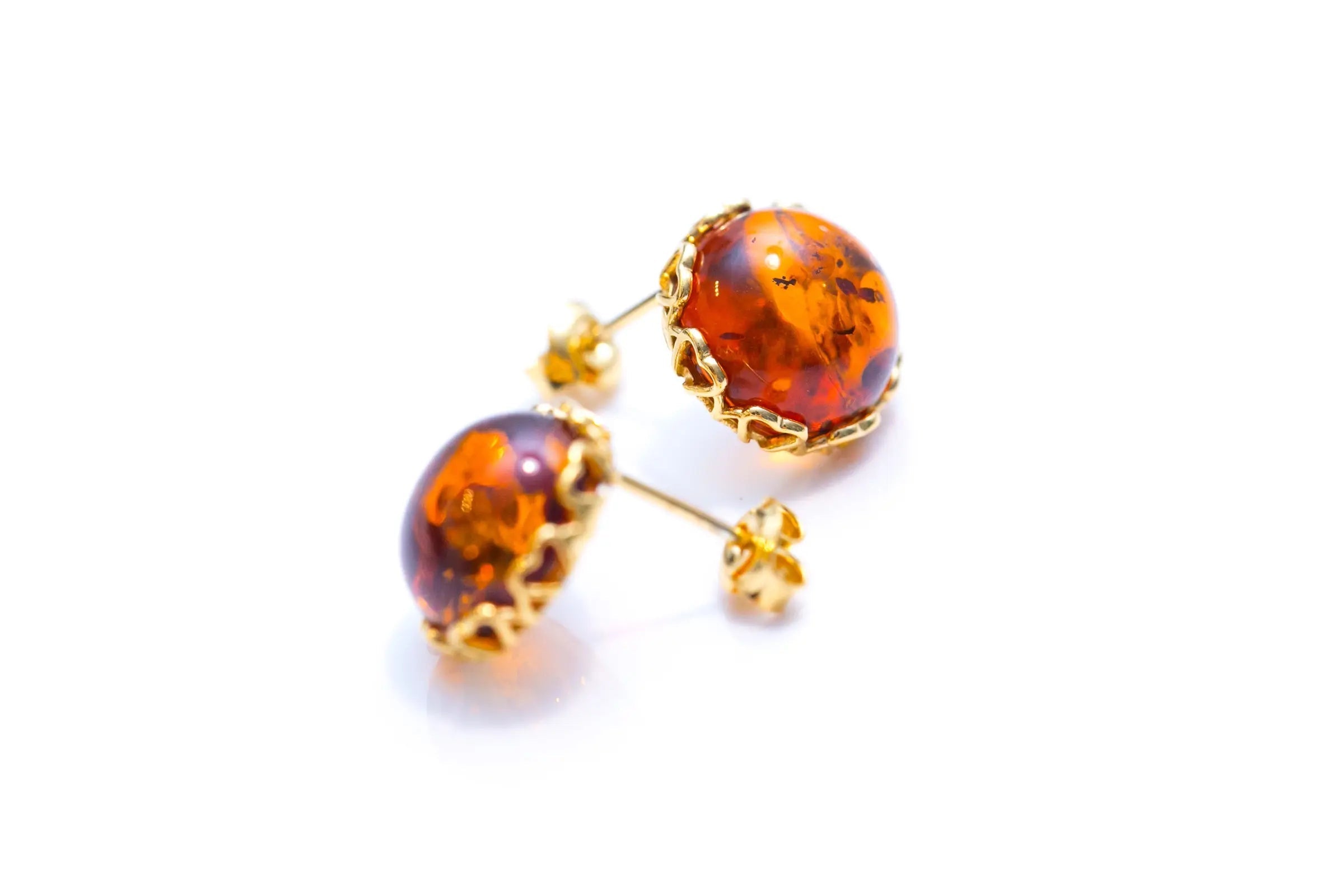 Gouden Oorbellen met Hartjesframe