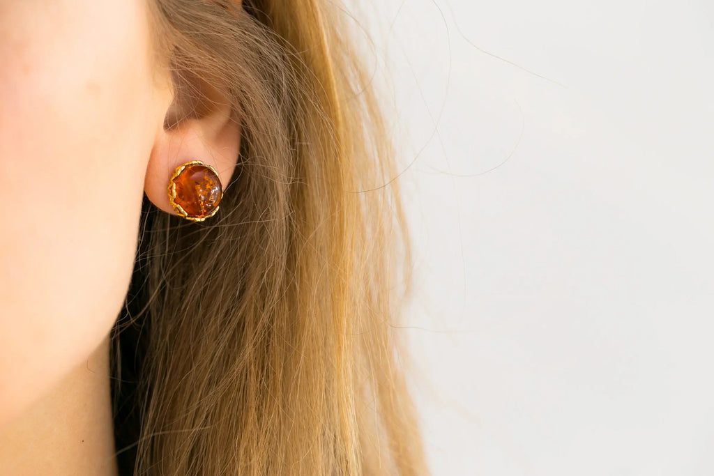 Gouden Oorbellen met Hartjesframe