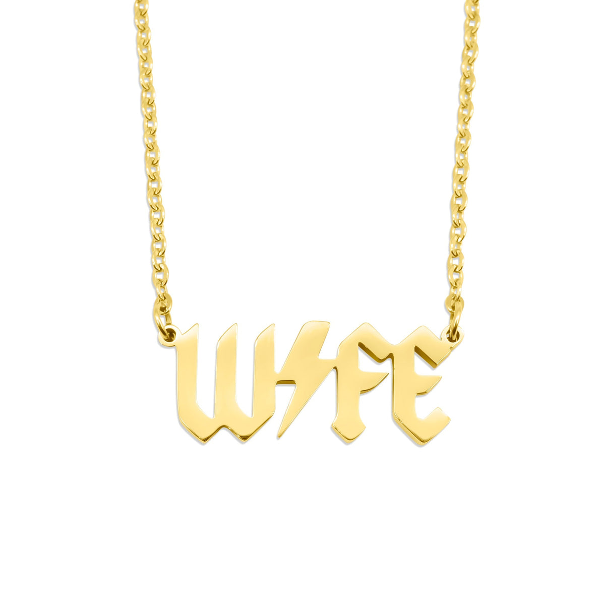 Collar WIFE de oro alternativo