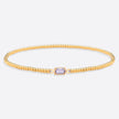 Gold Beaded Birthstone Bracelet