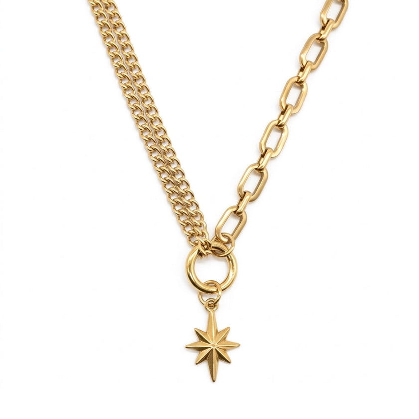 Gold Celeste North Star Necklace