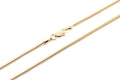 17.5" (45cm) Gold Plated Snake Chain