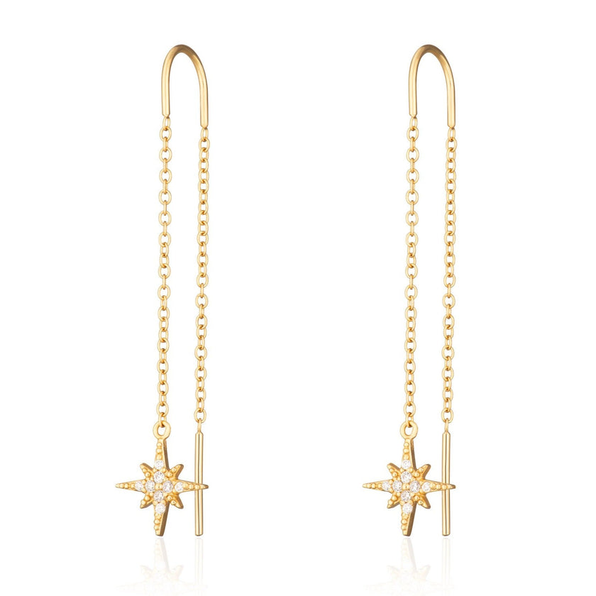 Starburst Threader Earrings