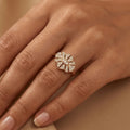 Solid Gold Ring – Radiant Brilliance – 14ct Gold