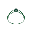 Mini Green Clover Cord Bracelet