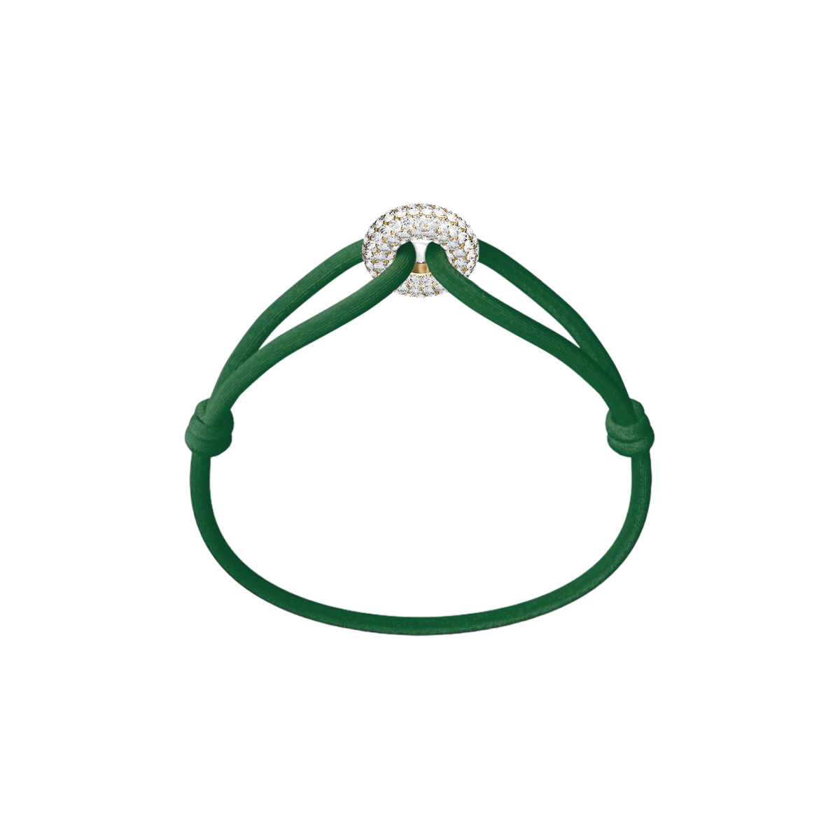 Golden Soho Pavé Cord Bracelet