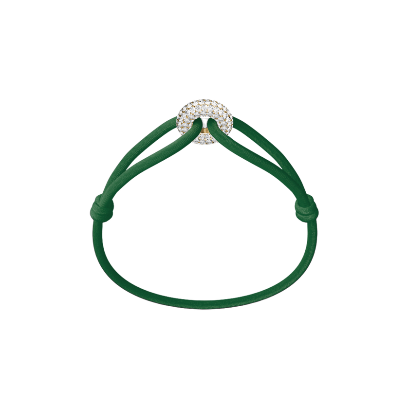 Golden Soho Pavé Cord Bracelet