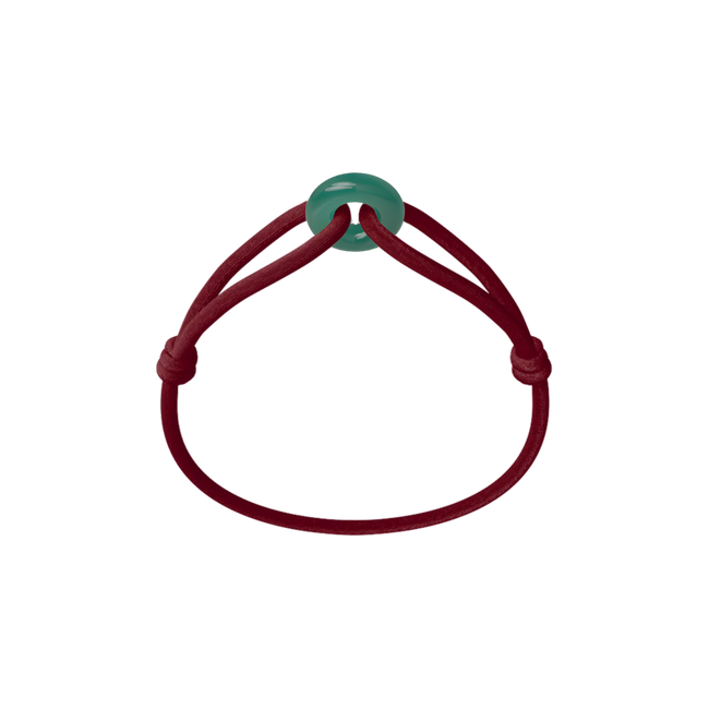 Green Soho Cord Bracelet