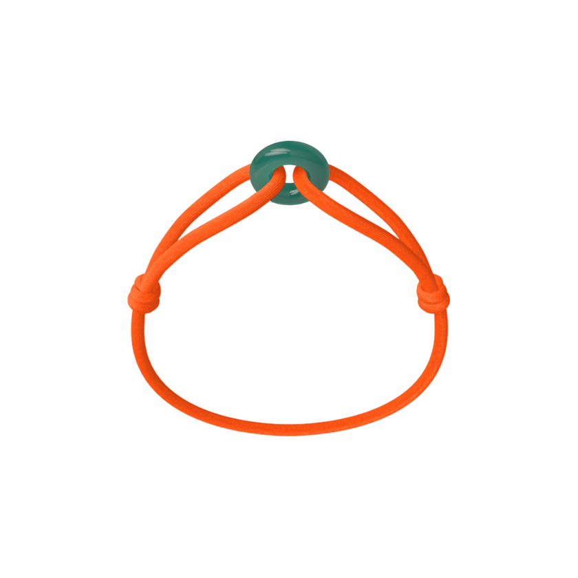 Green Soho Cord Bracelet