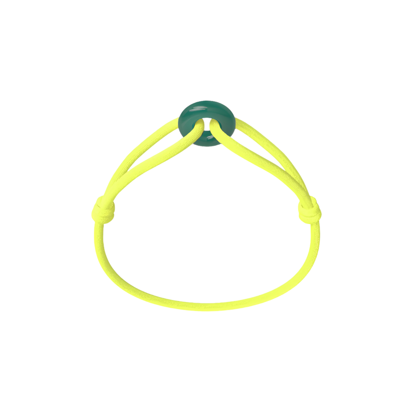 Green Soho Cord Bracelet