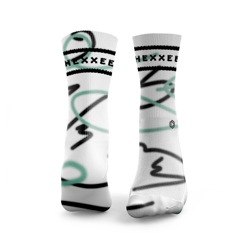 Squiggle Lines Padel Socks